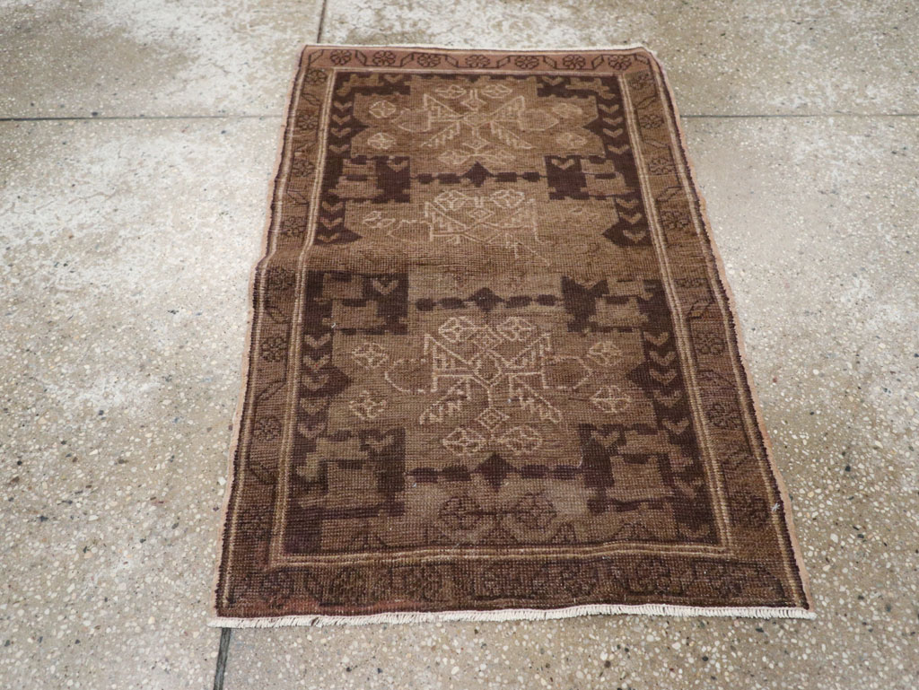 Vintage Persian Malayer Throw Rug, No.22672 - Gss