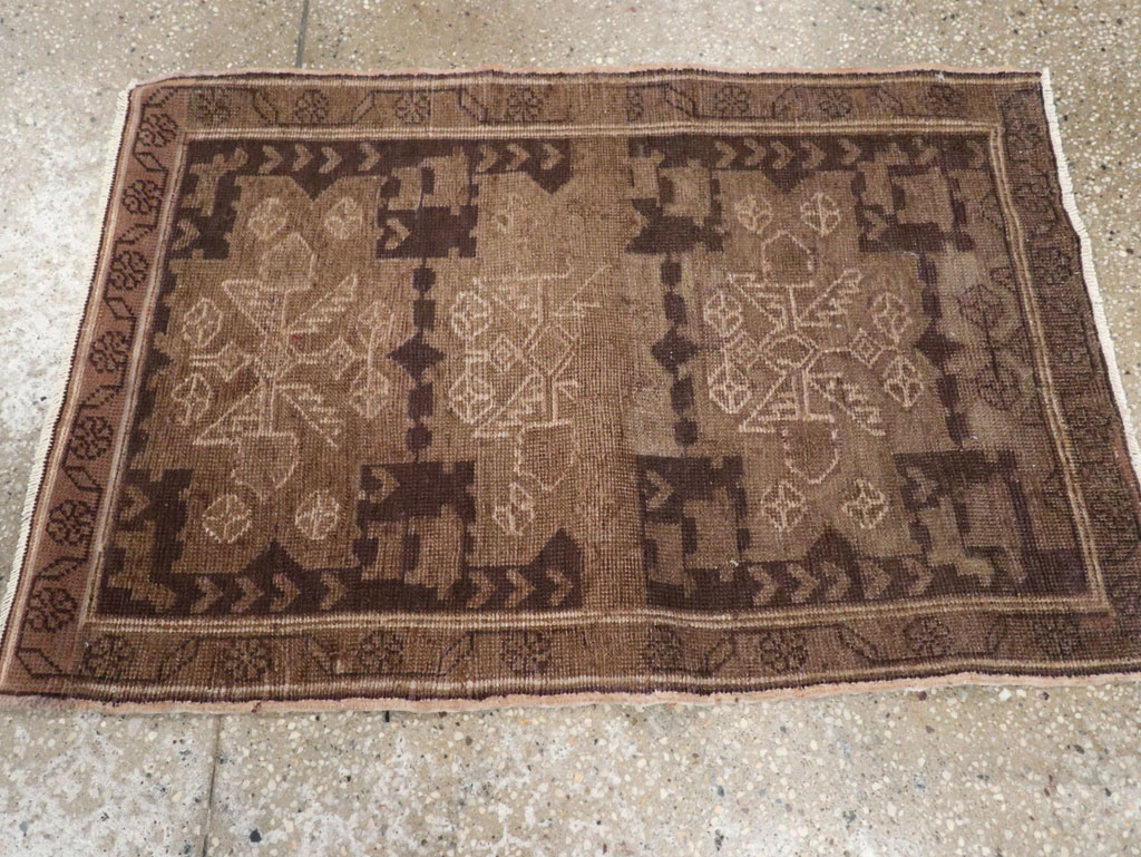 Vintage Persian Malayer Throw Rug, No.22672 - Gss