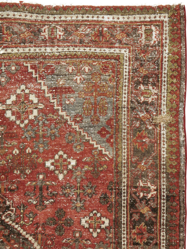 Antique Persian Joshegan Rug, No.22679 - Gss