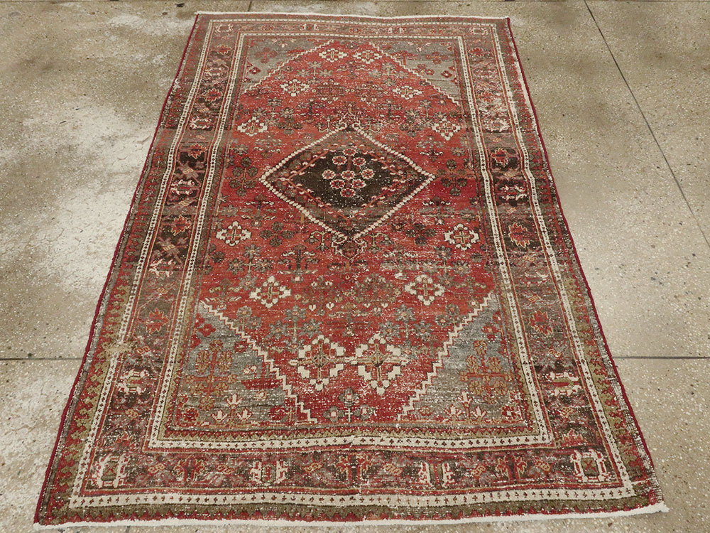 Antique Persian Joshegan Rug, No.22679 - Gss