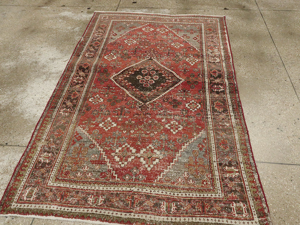 Antique Persian Joshegan Rug, No.22679 - Gss