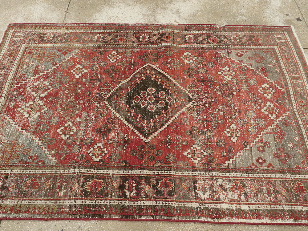 Antique Persian Joshegan Rug, No.22679 - Gss