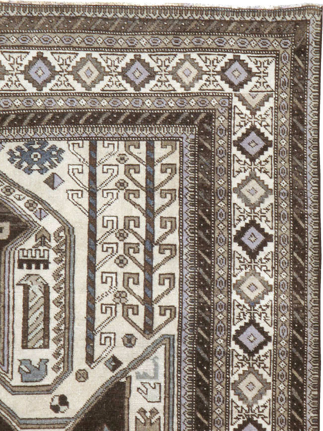 Vintage Afshar Rug, No.22689 - Gss