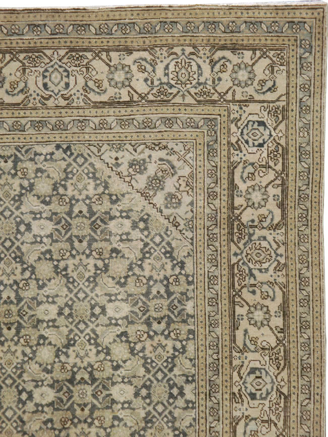 Antique Persian Tabriz Carpet, No.22690 - Gss