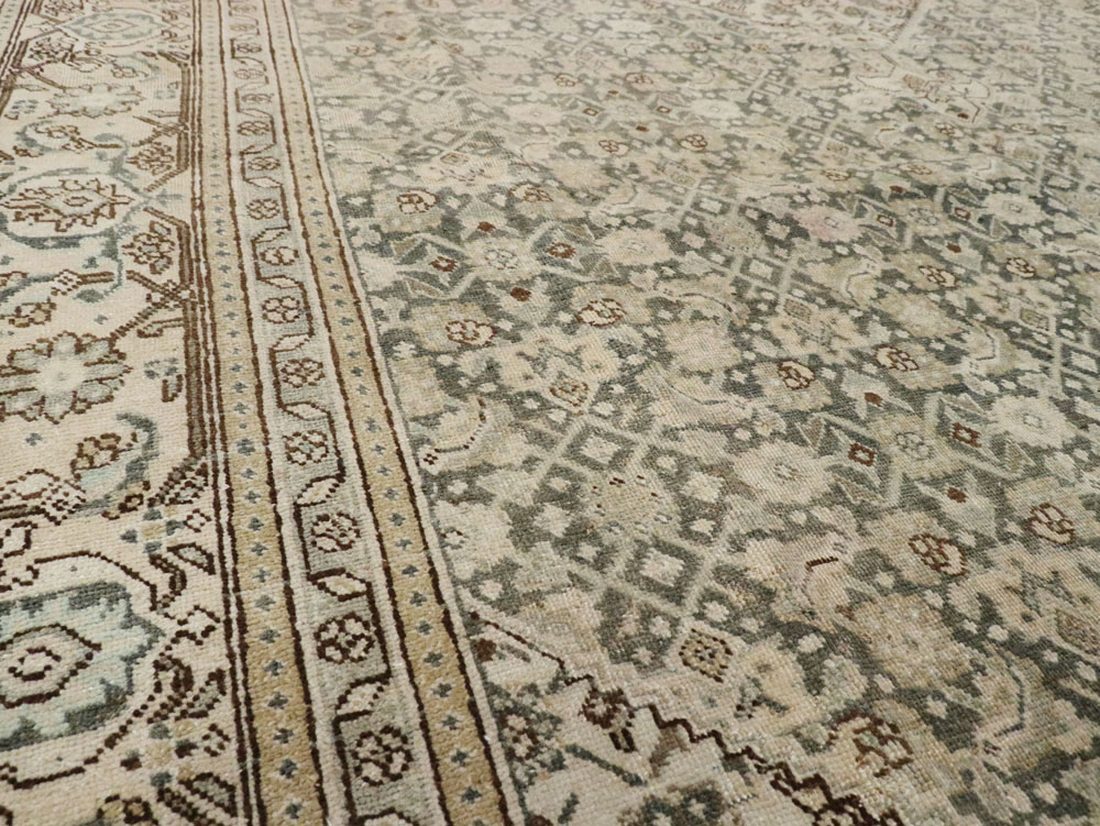 Antique Persian Tabriz Carpet, No.22690 - Gss