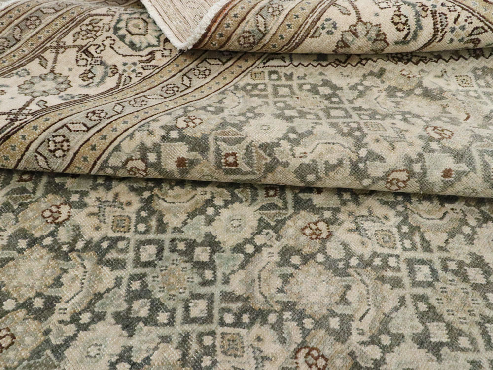 Antique Persian Tabriz Carpet, No.22690 - Gss