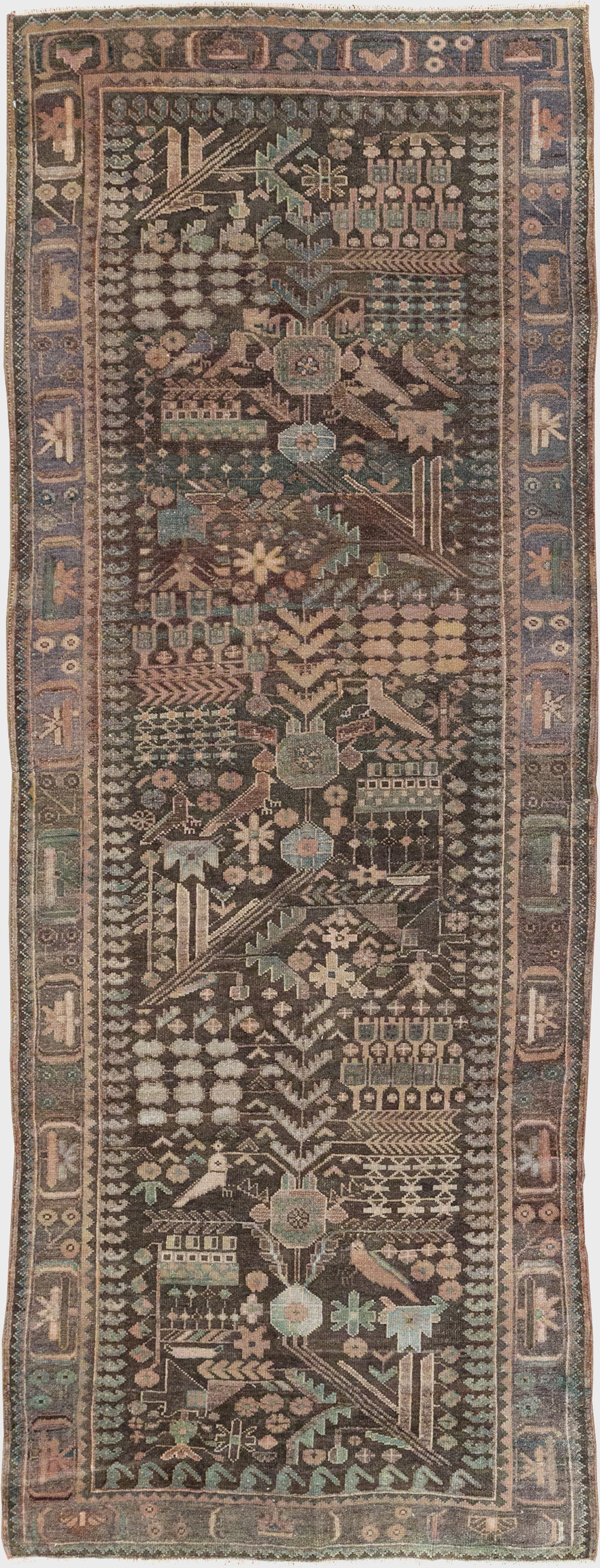 Vintage Persian Malayer Runner, No.22691 - Gss