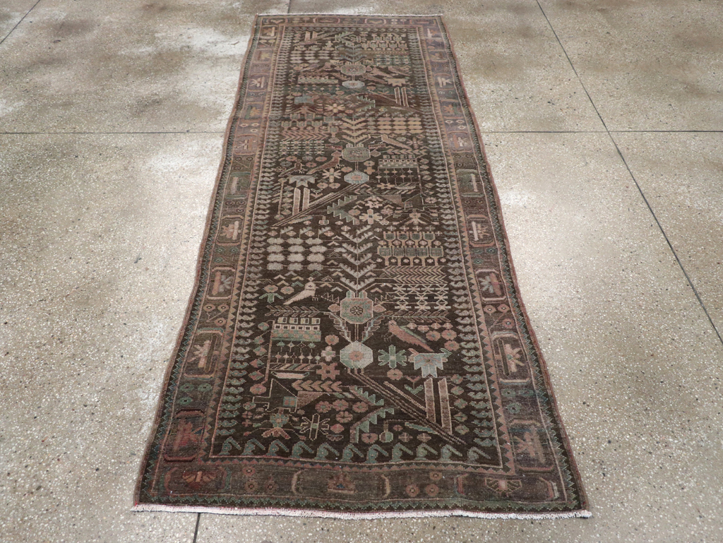 Vintage Persian Malayer Runner, No.22691 - Gss
