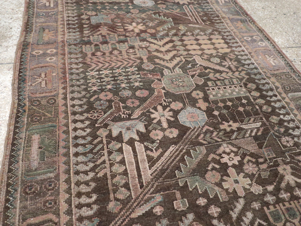 Vintage Persian Malayer Runner, No.22691 - Gss