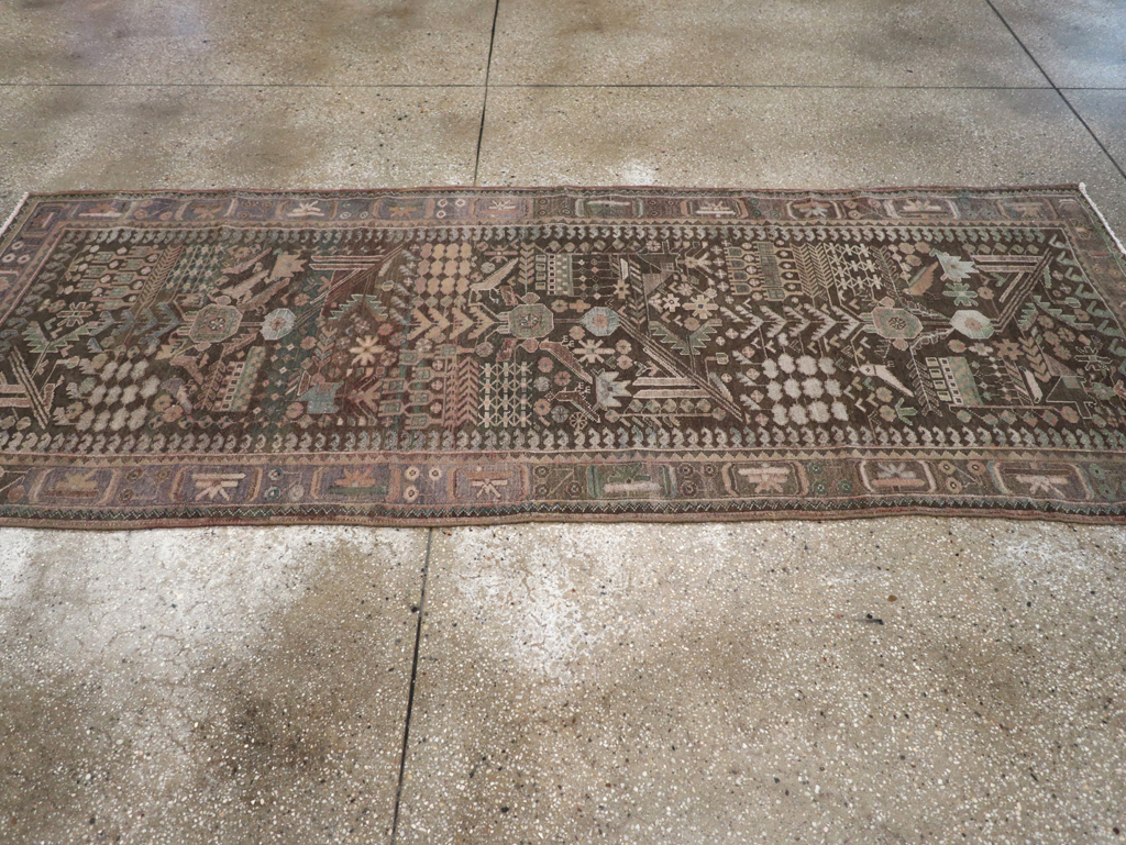 Vintage Persian Malayer Runner, No.22691 - Gss