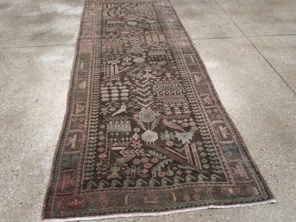 Vintage Persian Malayer Runner, No.22691 - Gss