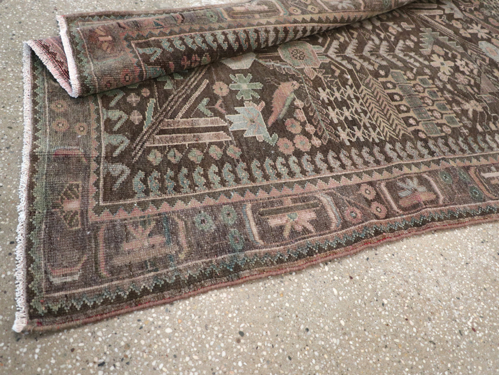 Vintage Persian Malayer Runner, No.22691 - Gss