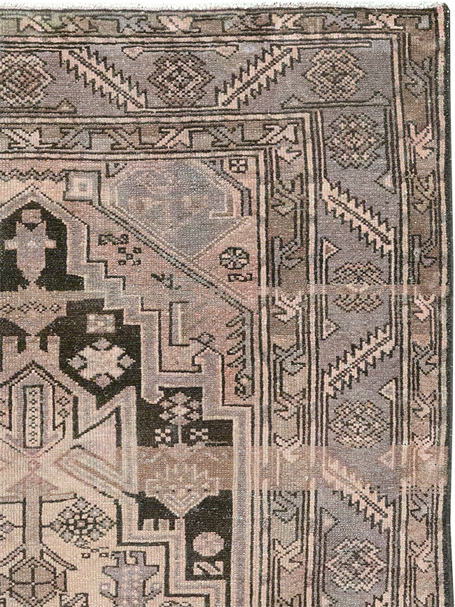 Vintage Persian Malayer Accent Rug, No.22699 - Gss