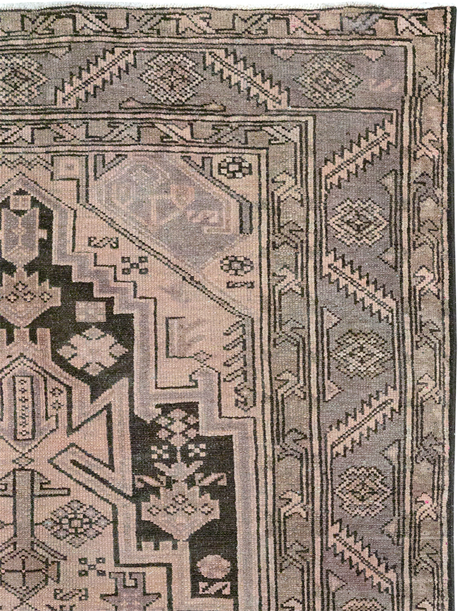 Vintage Persian Malayer Accent Rug, No.22699 - Gss