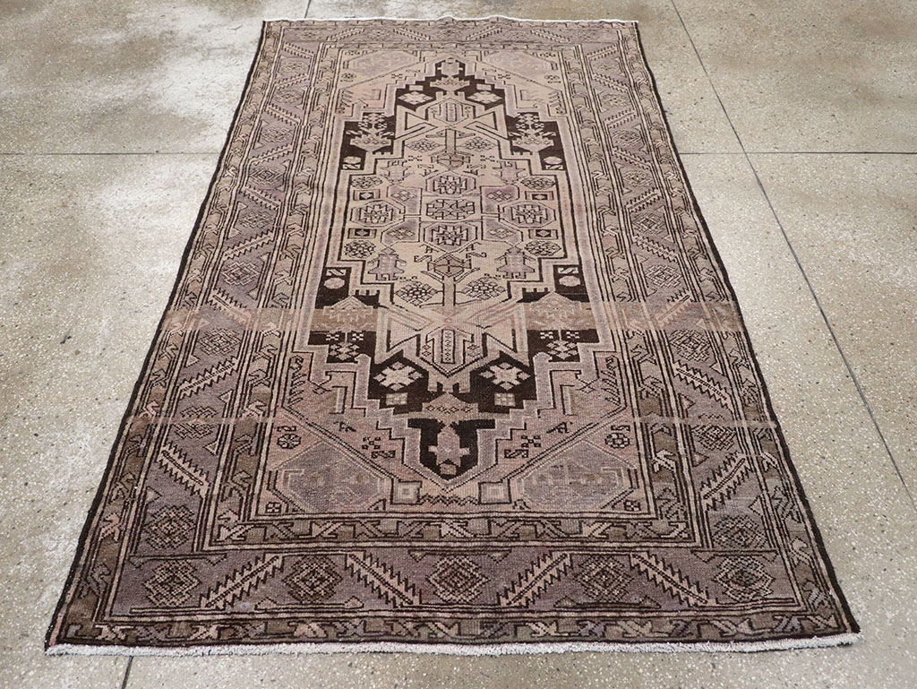 Vintage Persian Malayer Accent Rug, No.22699 - Gss