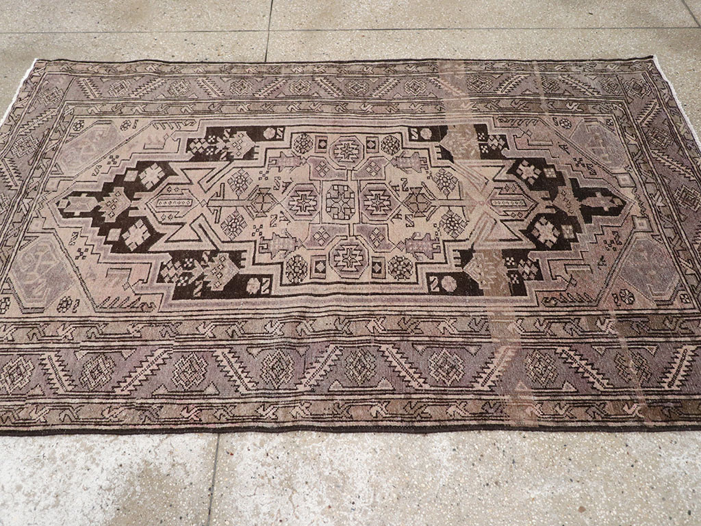 Vintage Persian Malayer Accent Rug, No.22699 - Gss