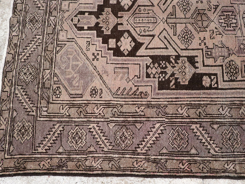 Vintage Persian Malayer Accent Rug, No.22699 - Gss