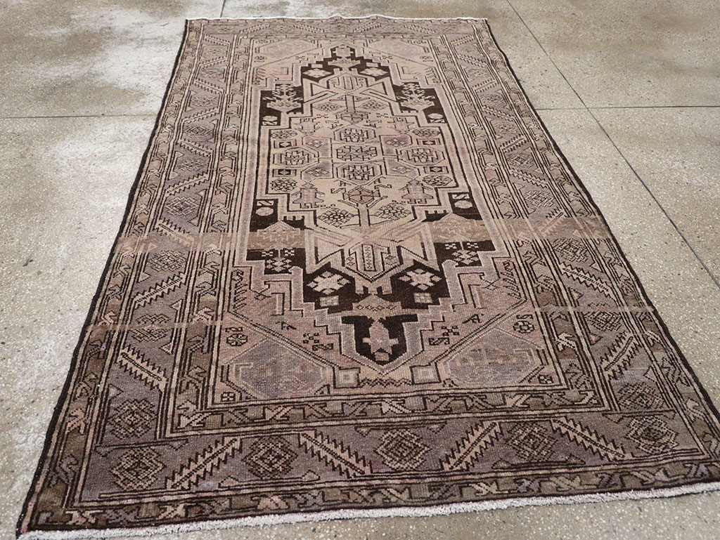 Vintage Persian Malayer Accent Rug, No.22699 - Gss