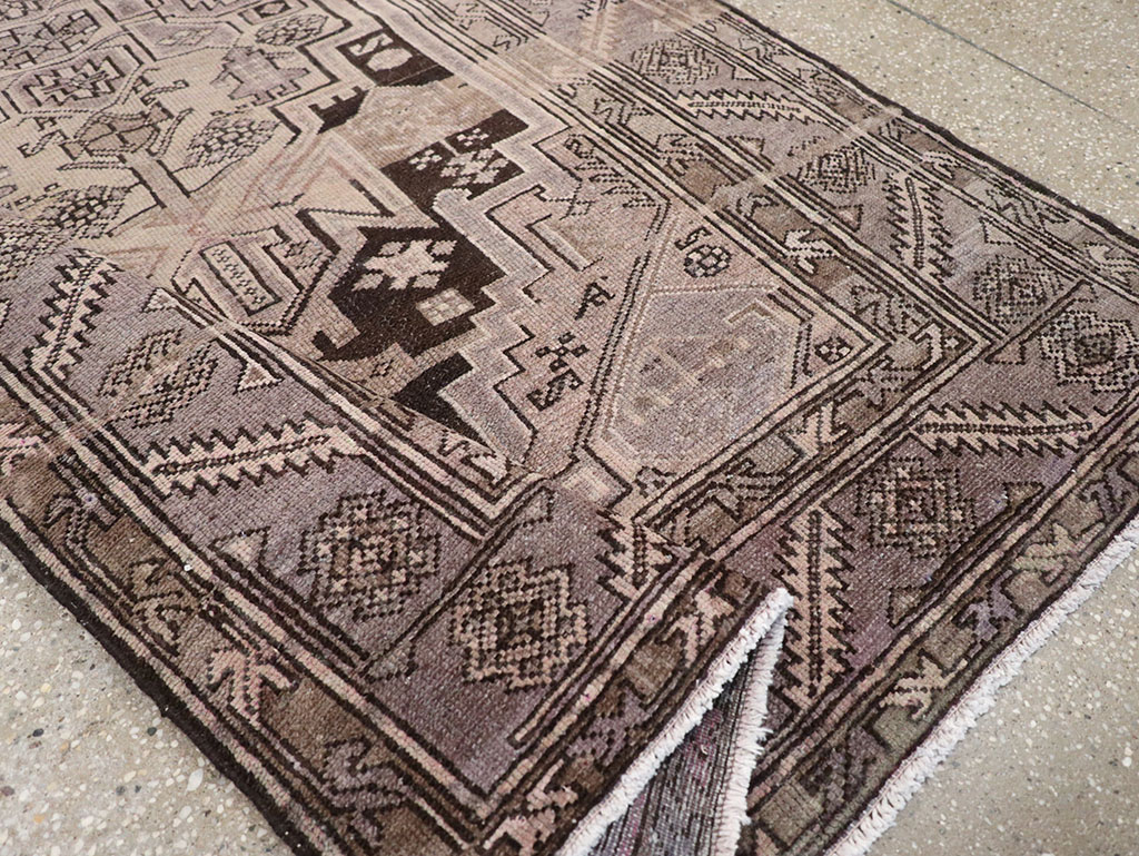 Vintage Persian Malayer Accent Rug, No.22699 - Gss