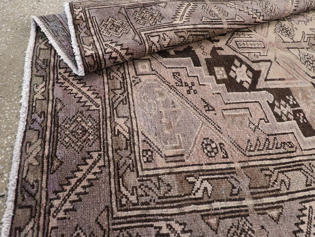 Vintage Persian Malayer Accent Rug, No.22699 - Gss