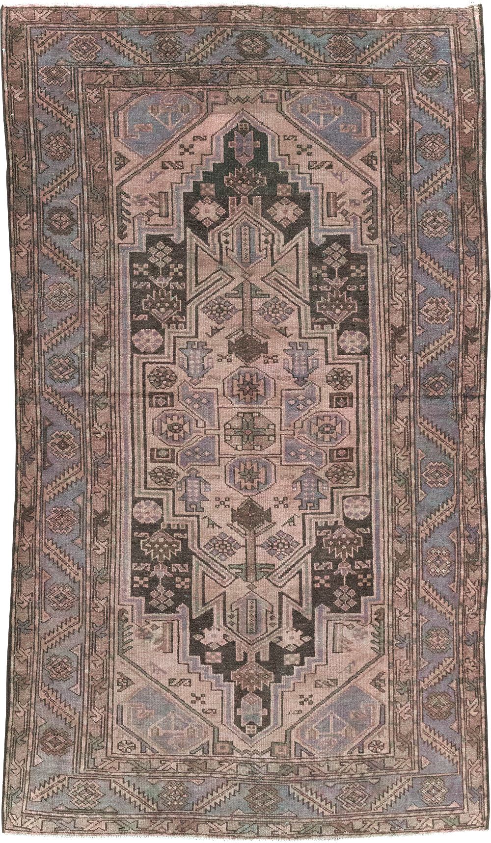 Vintage Persian Malayer Accent Rug, No.22700 - Gss