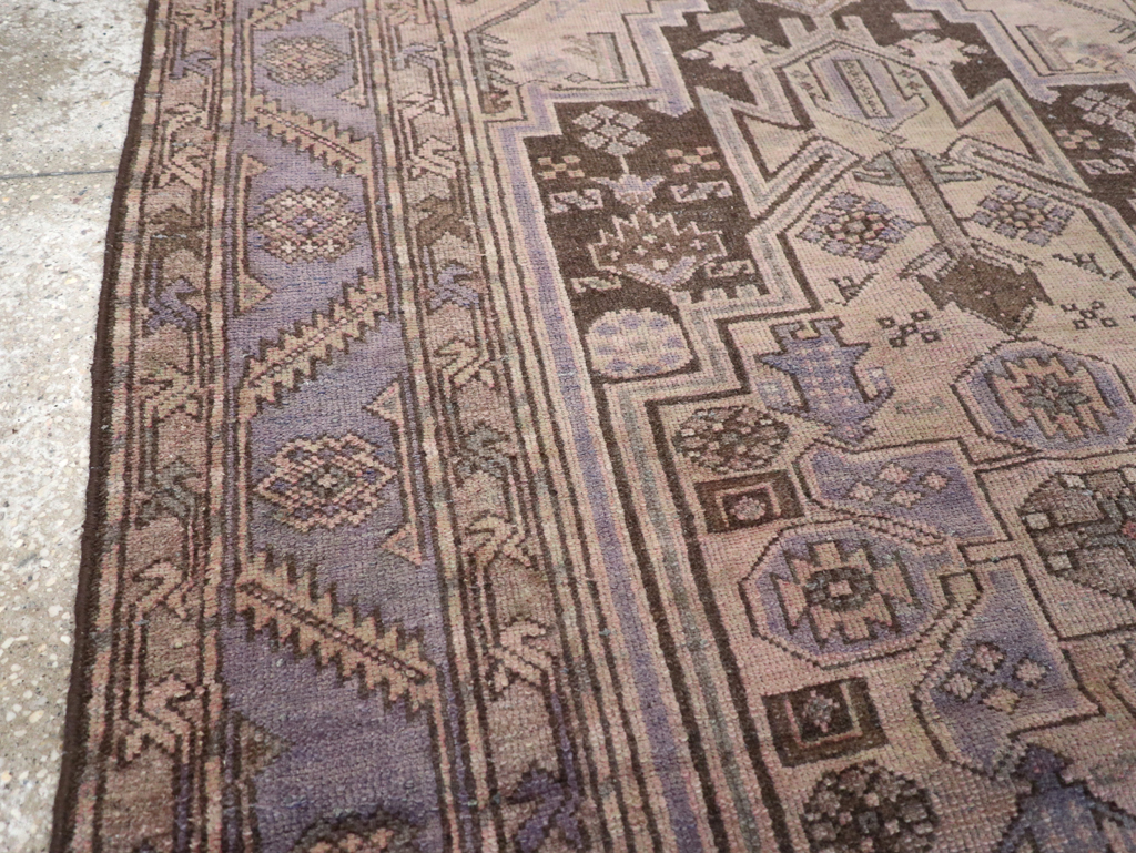 Vintage Persian Malayer Accent Rug, No.22700 - Gss