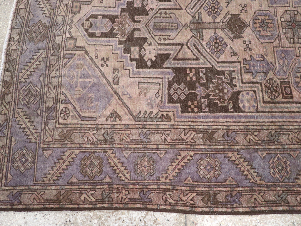 Vintage Persian Malayer Accent Rug, No.22700 - Gss