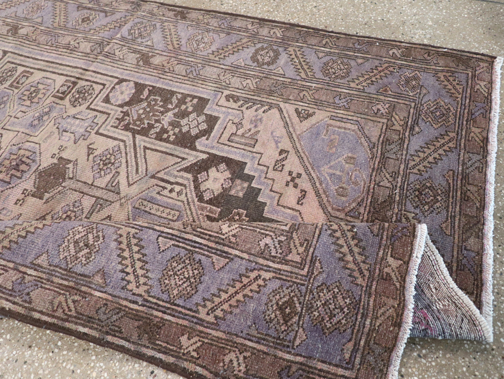 Vintage Persian Malayer Accent Rug, No.22700 - Gss
