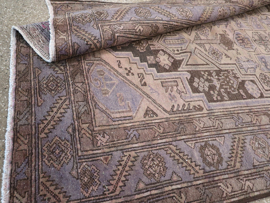 Vintage Persian Malayer Accent Rug, No.22700 - Gss