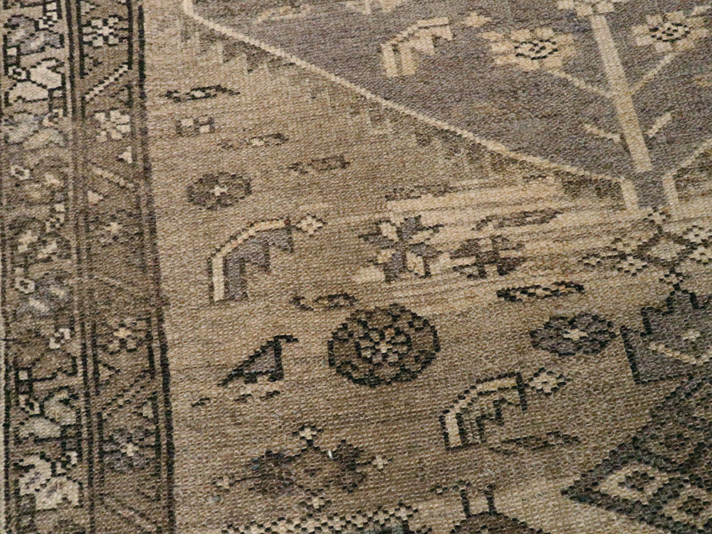 Vintage Persian Malayer Accent Rug, No.22702 - Gss