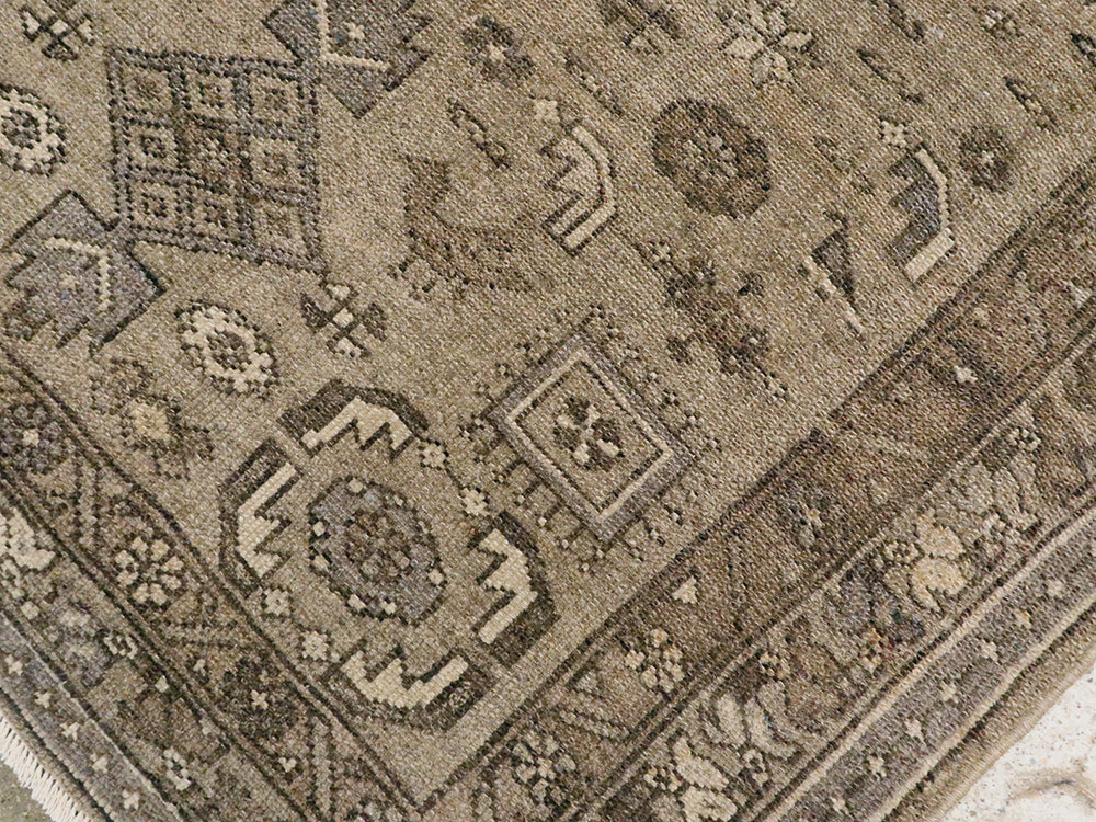 Vintage Persian Malayer Accent Rug, No.22702 - Gss