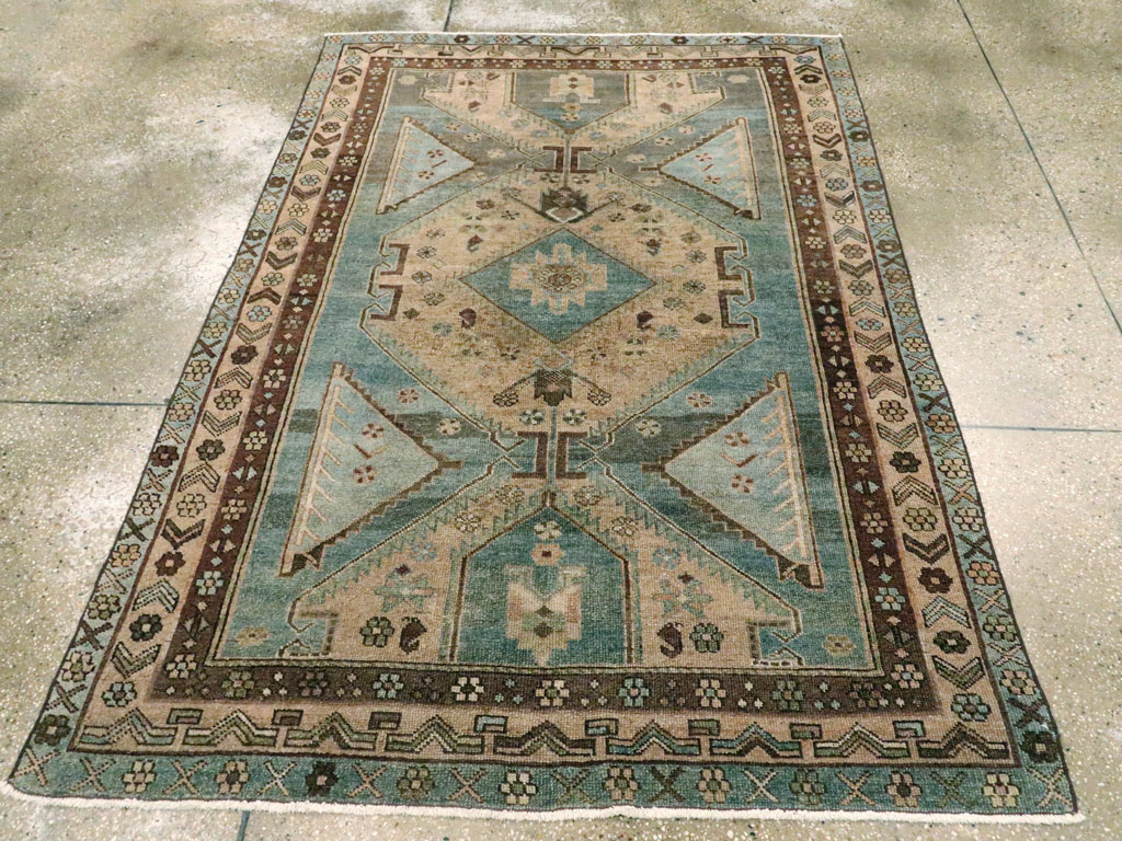 Antique Persian Kurdish Bidjar Rug, No.22710 - Gss