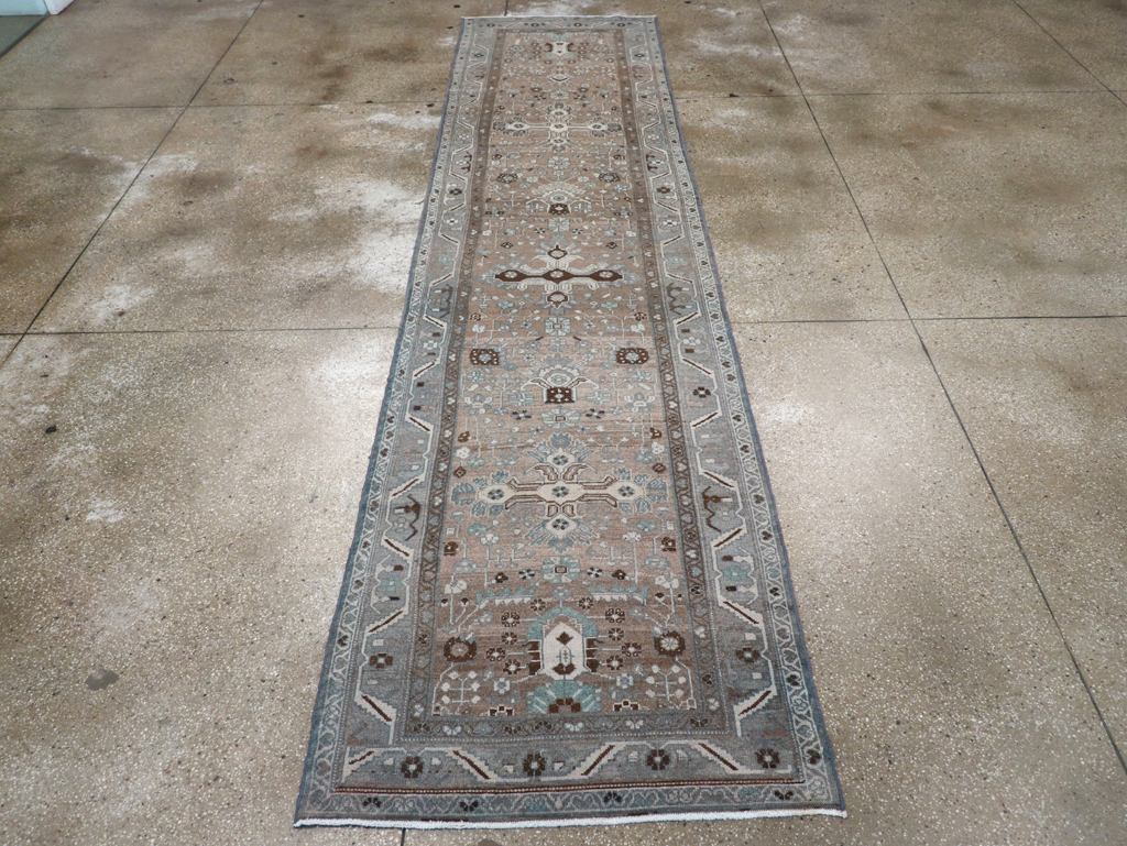 Vintage Persian Malayer Runner, No.22720 - Gss