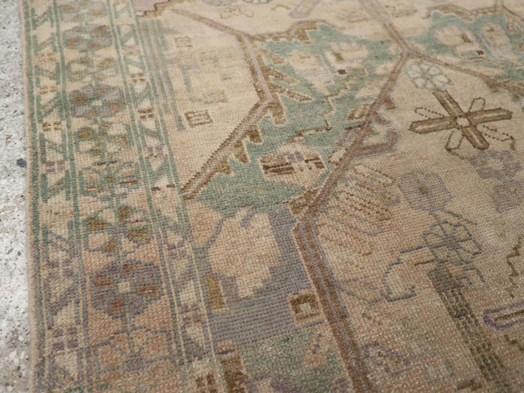 Vintage Persian Malayer Throw Rug, No.22728 - Gss