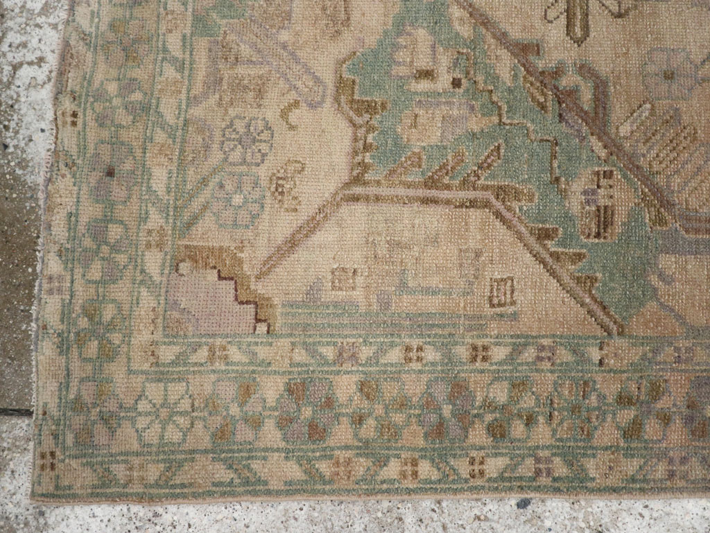 Vintage Persian Malayer Throw Rug, No.22728 - Gss