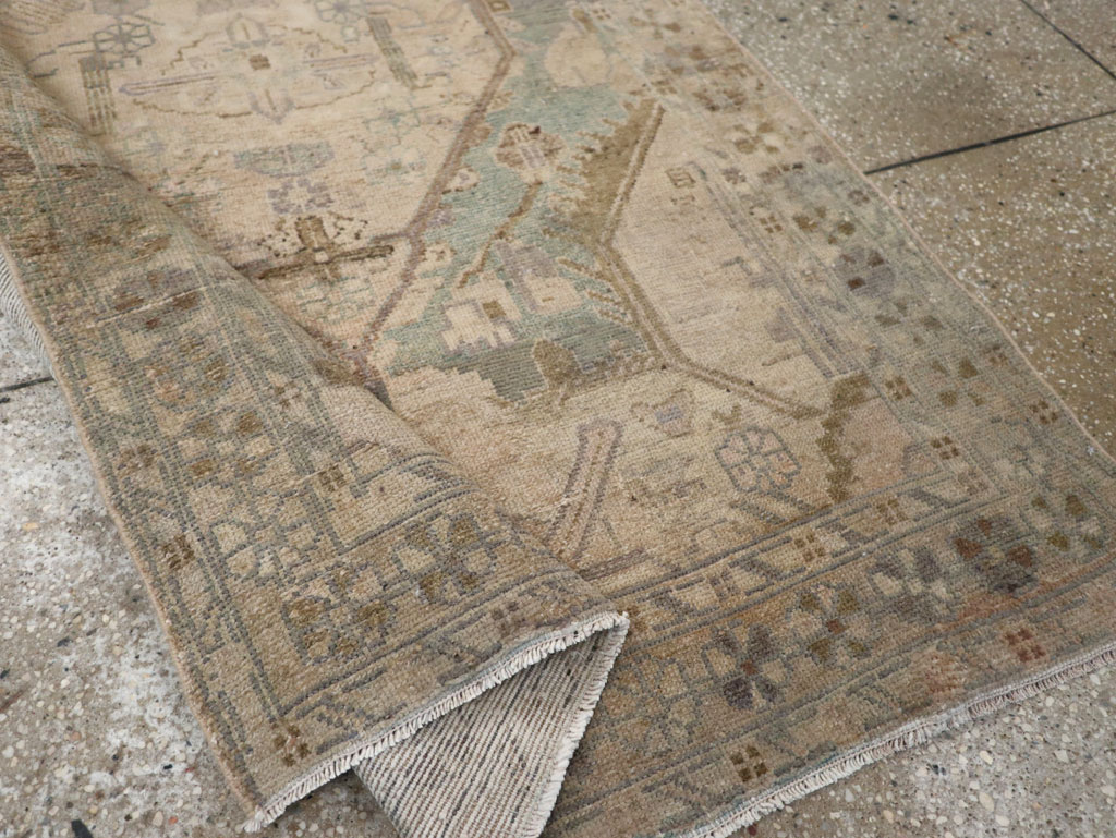 Vintage Persian Malayer Throw Rug, No.22728 - Gss