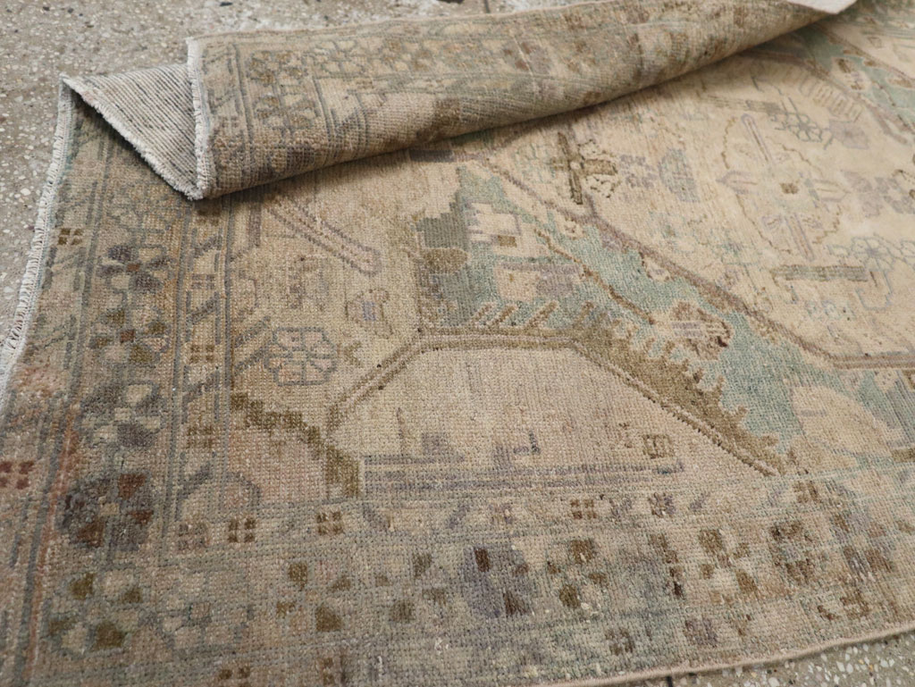 Vintage Persian Malayer Throw Rug, No.22728 - Gss