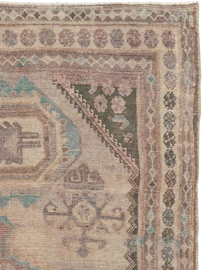 Vintage Persian Malayer Accent Rug, No.22739 - Gss