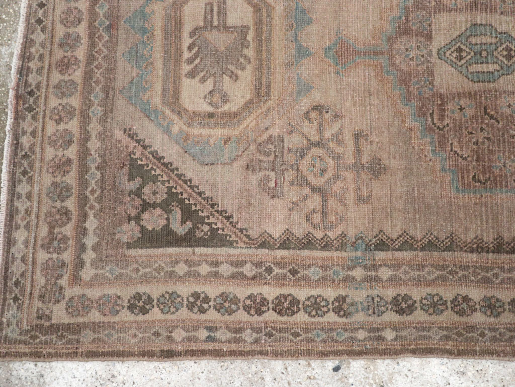 Vintage Persian Malayer Accent Rug, No.22739 - Gss