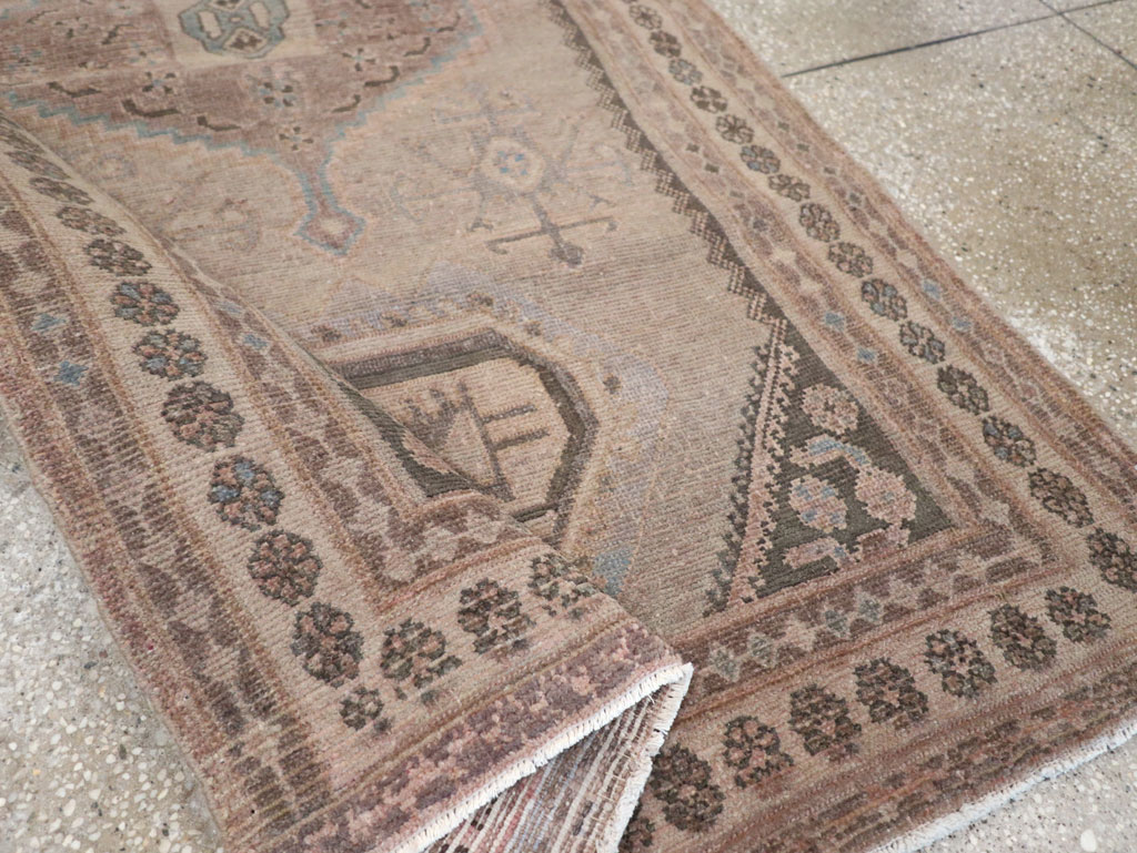 Vintage Persian Malayer Accent Rug, No.22739 - Gss