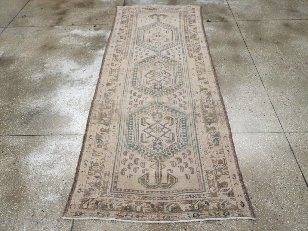 Vintage Persian Malayer Runner, No.22744 - Gss