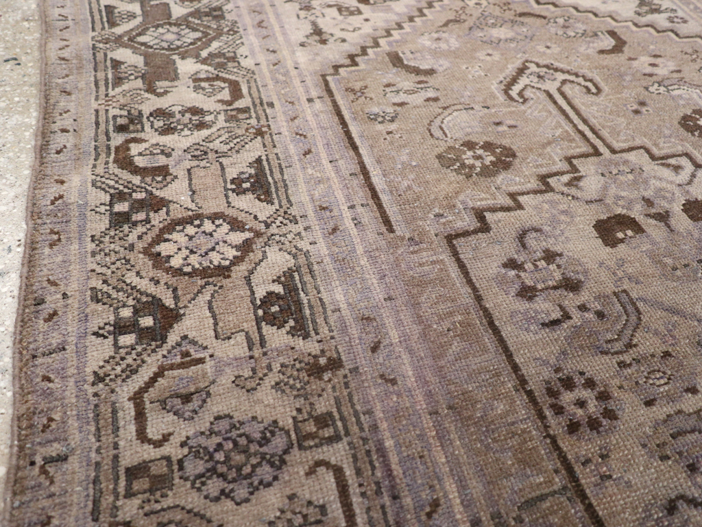 Vintage Persian Malayer Accent Rug, No.22749 - Gss