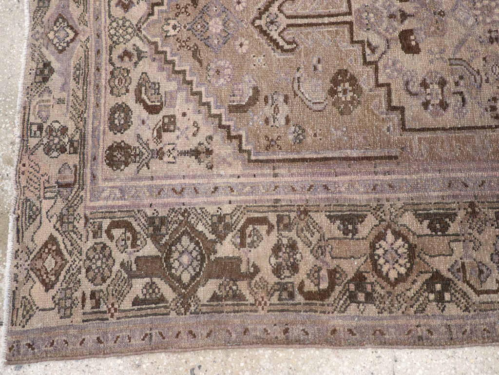 Vintage Persian Malayer Accent Rug, No.22749 - Gss