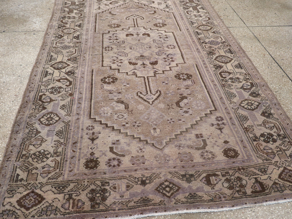 Vintage Persian Malayer Accent Rug, No.22749 - Gss