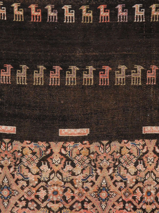Antique Persian Kurdish Rug, No.22754 - Gss