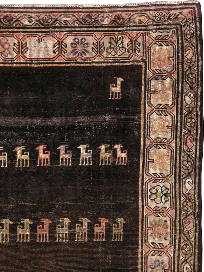 Antique Persian Kurdish Rug, No.22754 - Gss