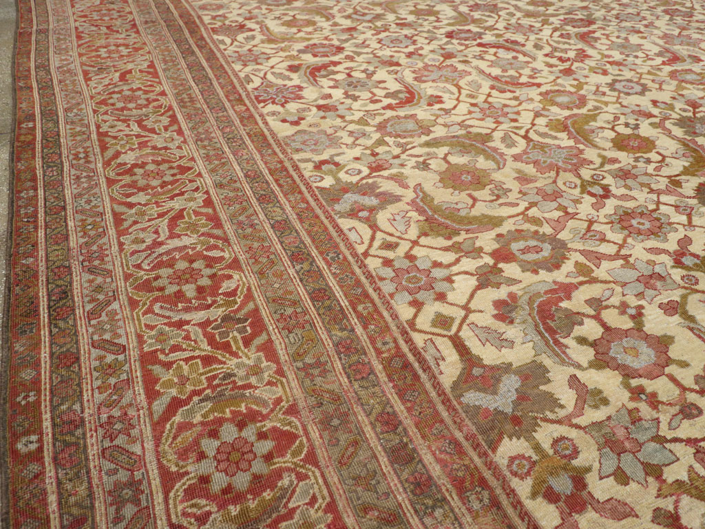 Antique Persian Mahal Oversize Carpet, No.22759 - Gss