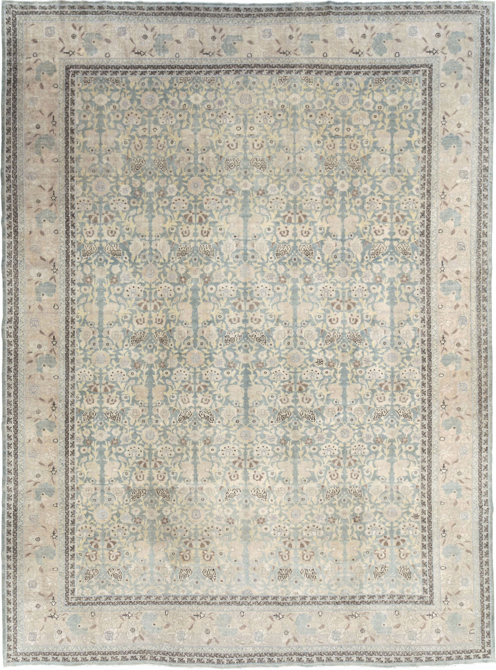 Antique Persian Tabriz Large Room Size Carpet, No.22760 - Gss