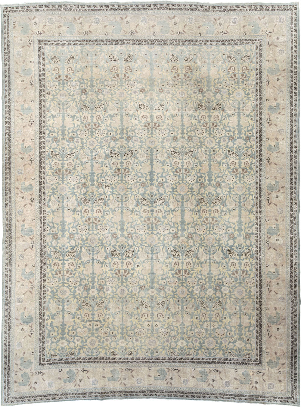 Antique Persian Tabriz Large Room Size Carpet, No.22760 - Gss