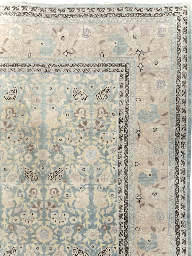 Antique Persian Tabriz Large Room Size Carpet, No.22760 - Gss